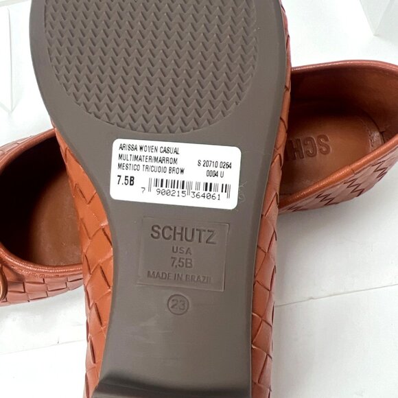 SCHUTZ Brown Woven Flats - Picture 8 of 8